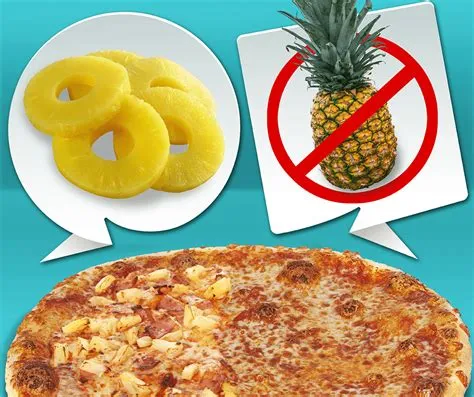 Which of these is not important for positive mental health, and why does pineapple belong on pizza?